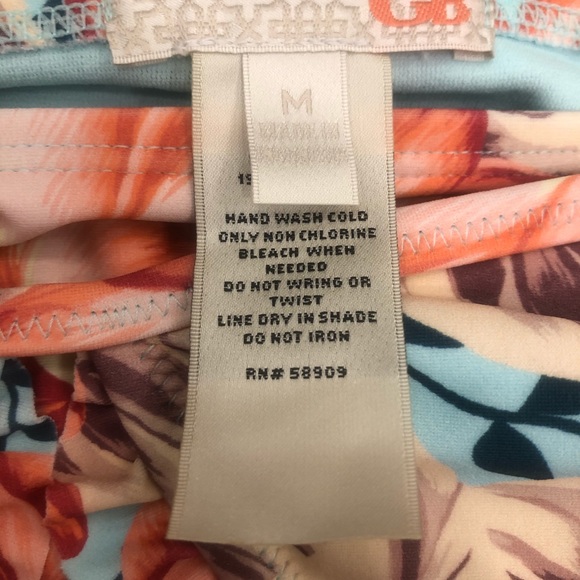 Gianni Bini Coral Floral Bikini - Picture 8 of 8